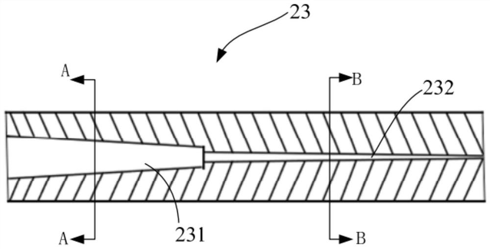 Experimental device and method for evaluating the plugging effect of temporary plugging agent in perforation shot hole temporary plugging ball and fracturing crack