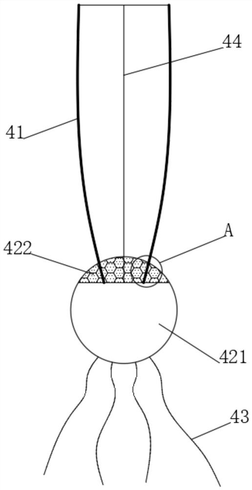 Oil-containing suspended particle semi-sinking type adsorption floating patch for water body remediation