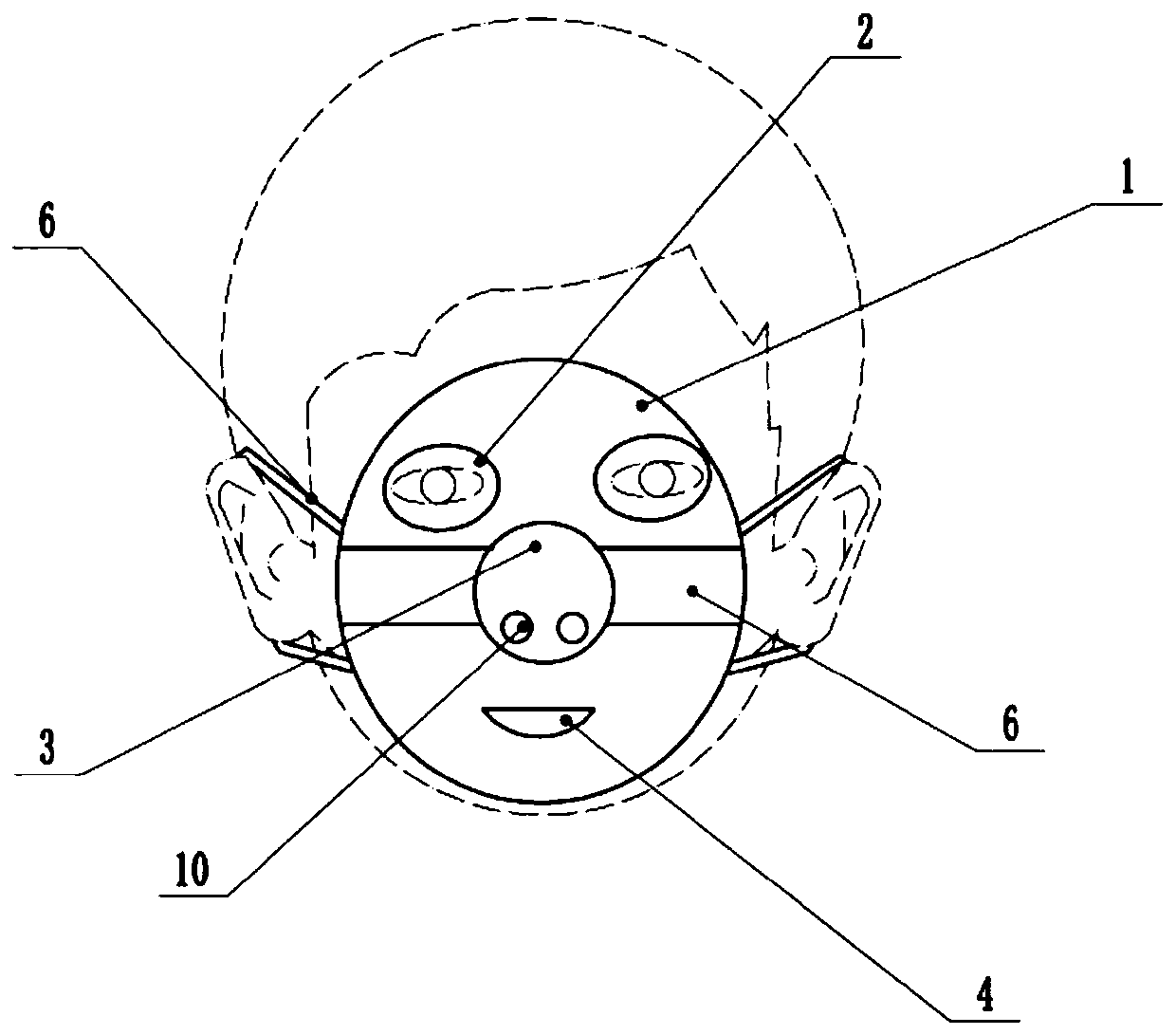 Face soft cushion for preventing pressure injury