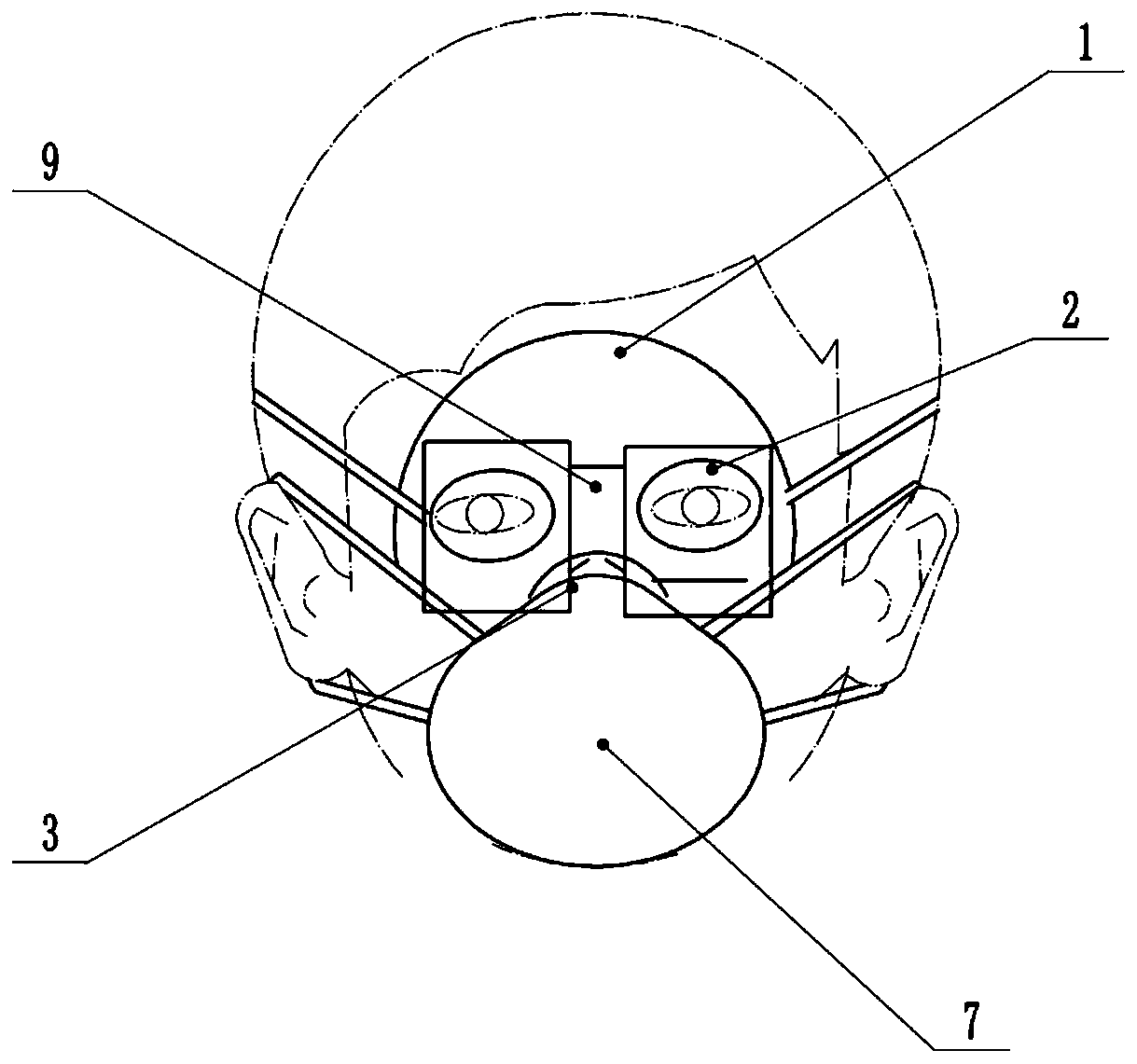 Face soft cushion for preventing pressure injury