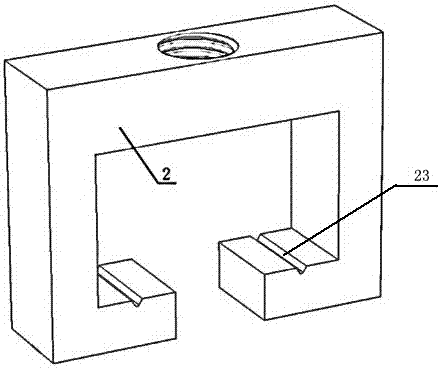 Tensile test loading device and test method for unidirectional fiber reinforced composite materials perpendicular to the fiber direction