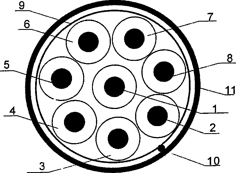 Coaxial cable for ultramicro signal transmission