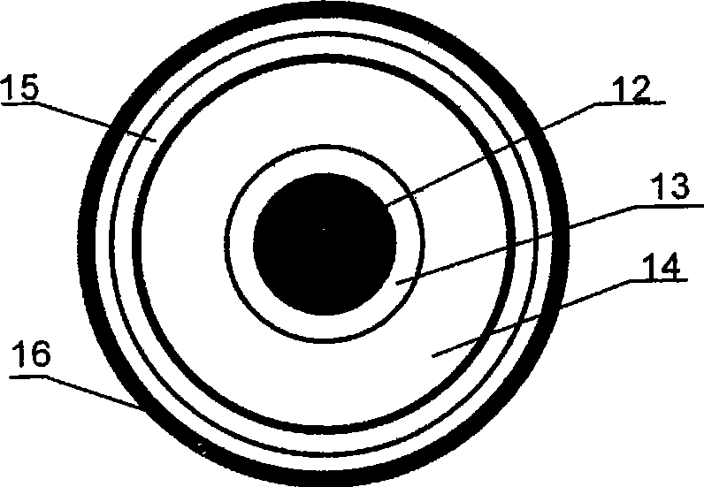 Coaxial cable for ultramicro signal transmission