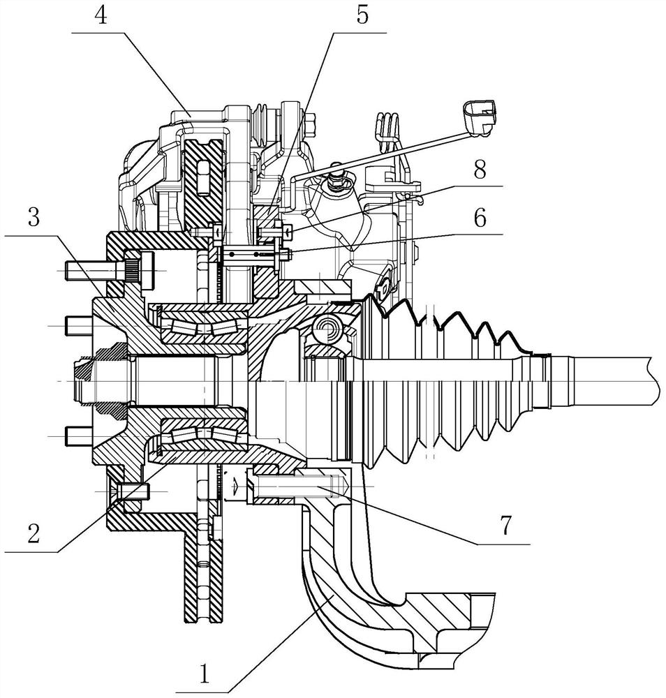 Rigid electric drive rear axle wheel rim assembly for microcirculation vehicle