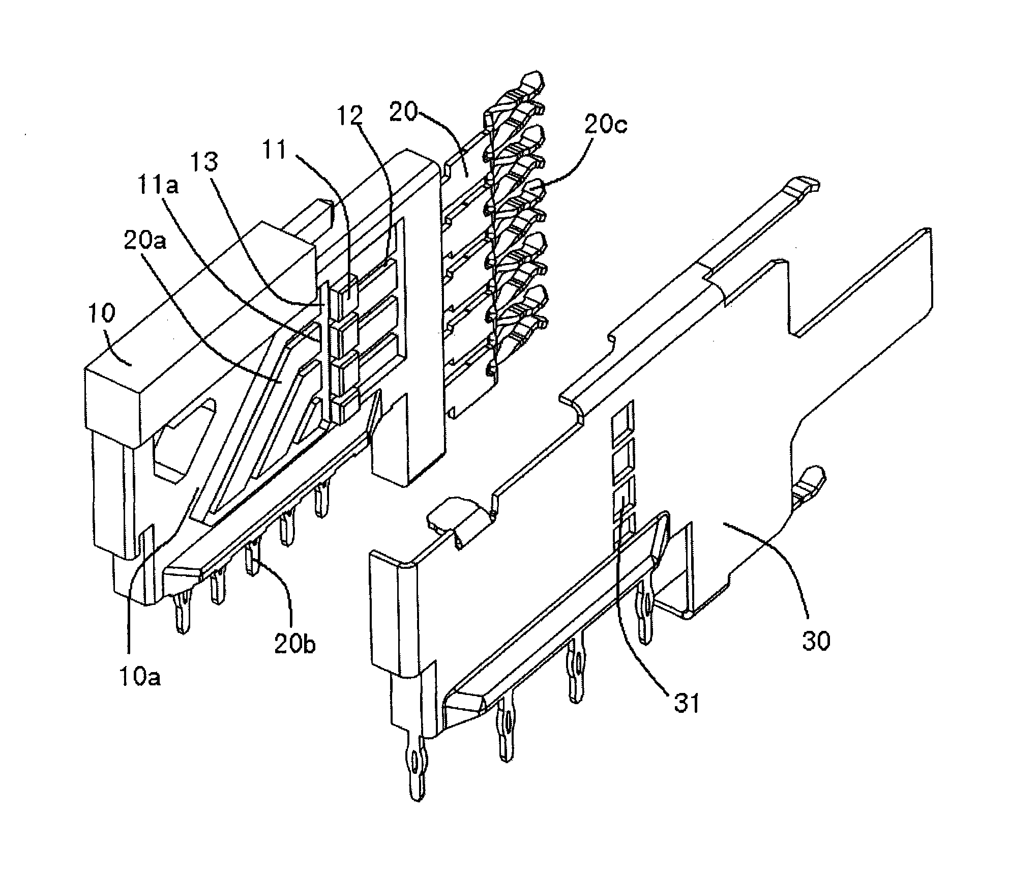 High-speed electronic connector