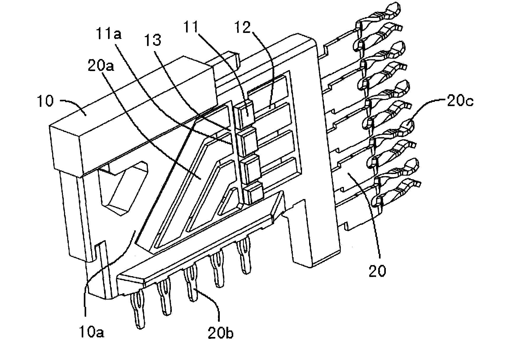 High-speed electronic connector