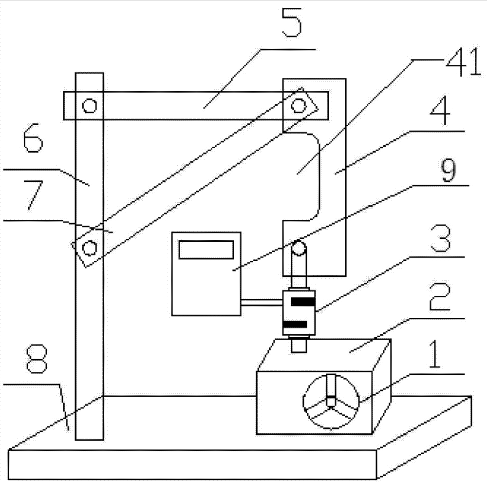 One-time multi-deformation measurement device for material mechanics experiment