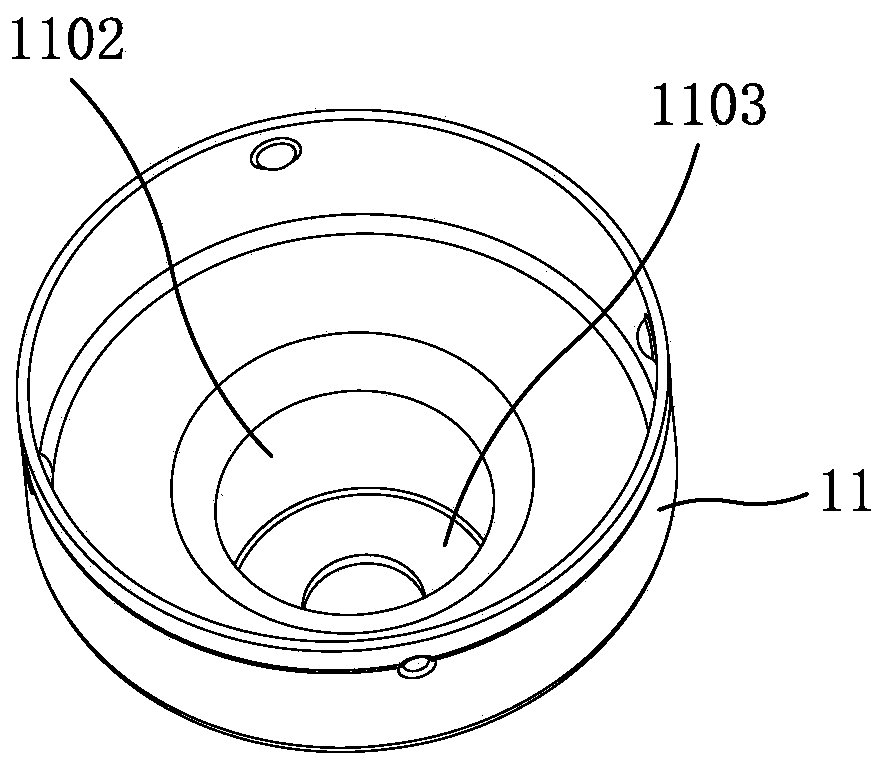 Environment-friendly high-rigidity pressing type atomizer and manufacturing method thereof