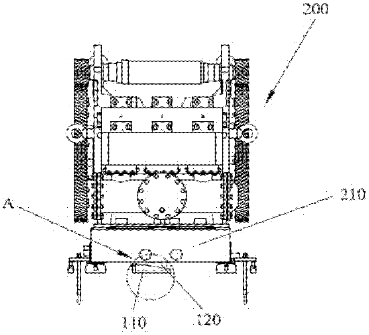 Base support structure for drill pump