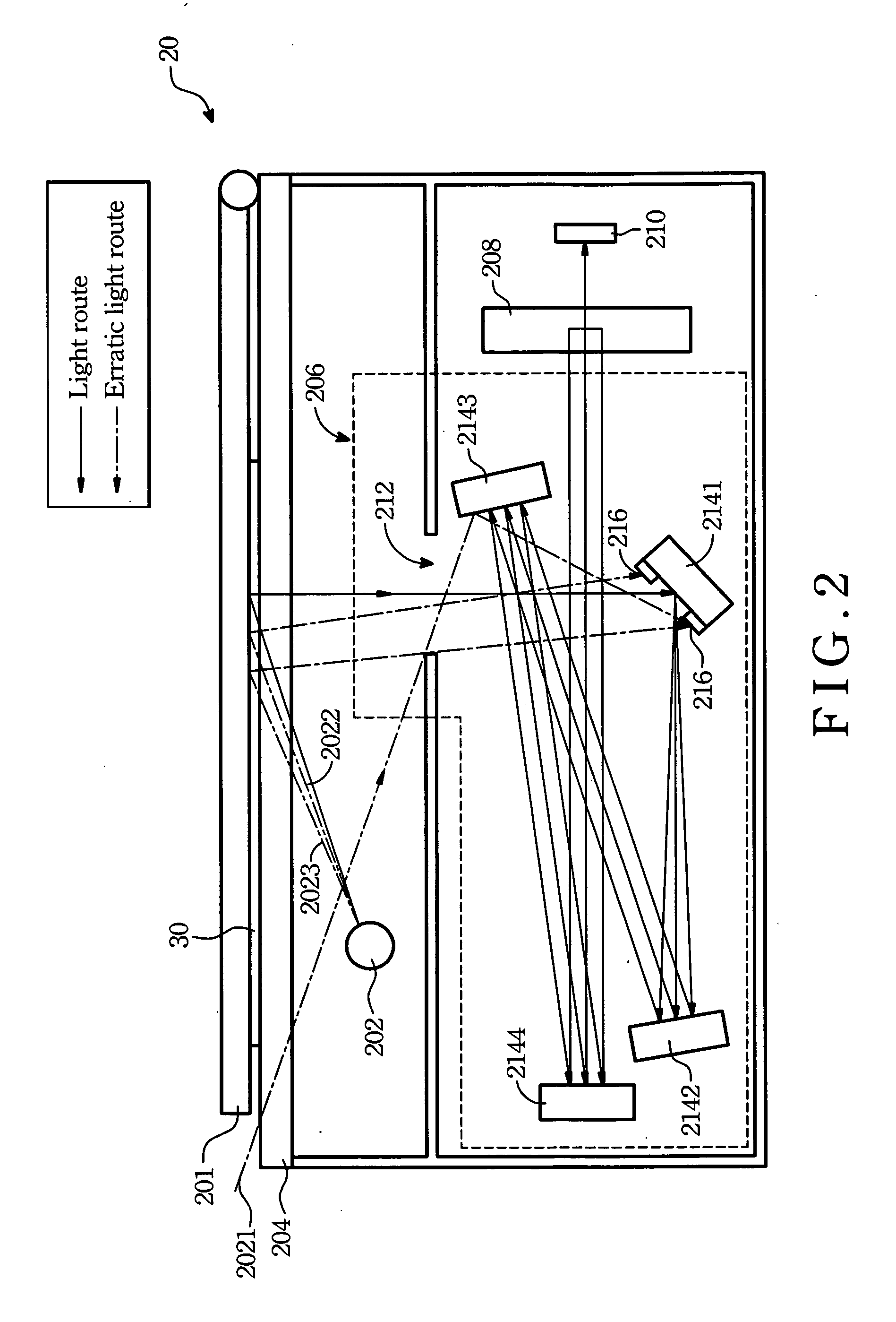 Light-guide module having light shielding structure