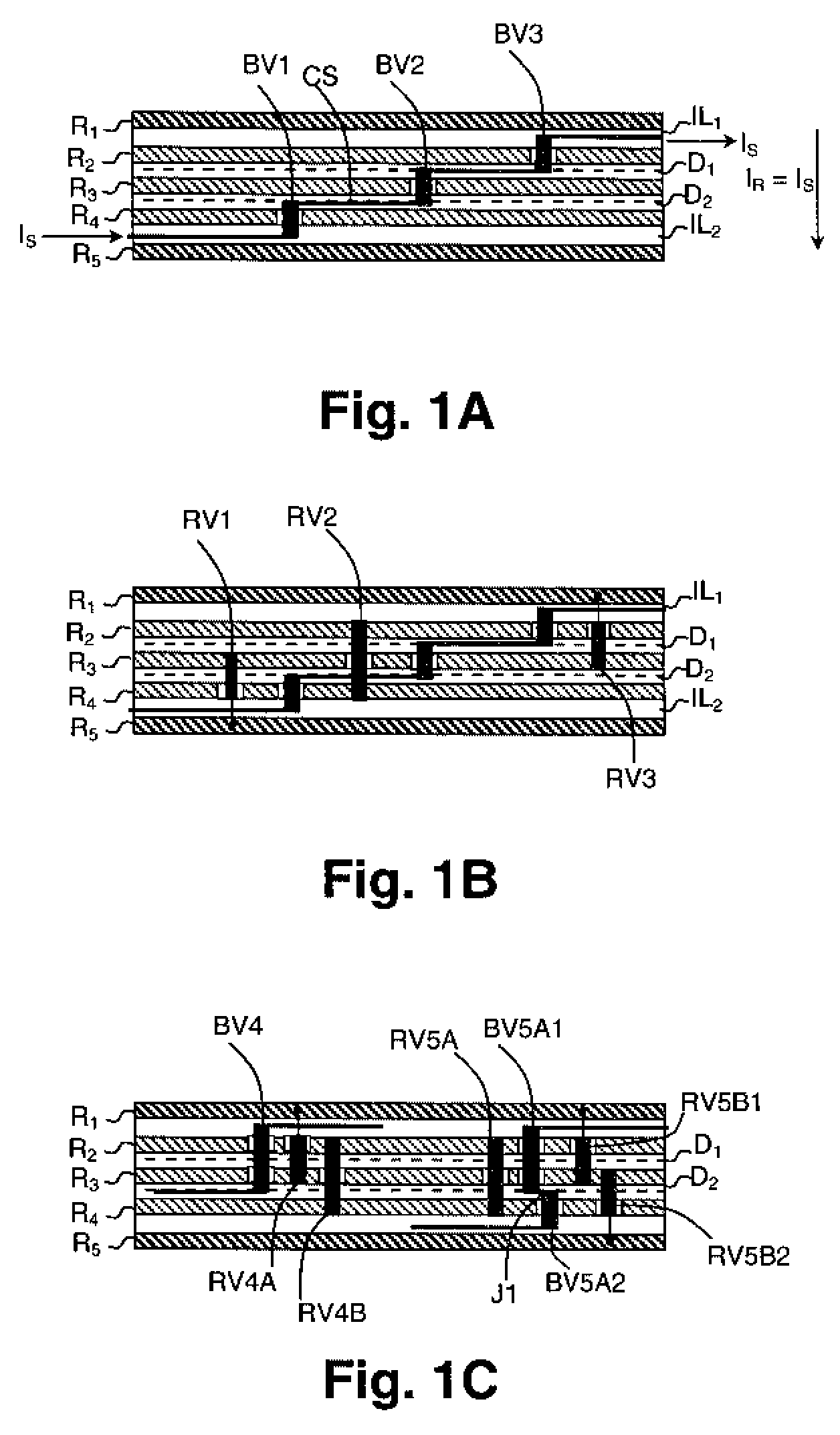 Design method and system for minimizing blind via current loops