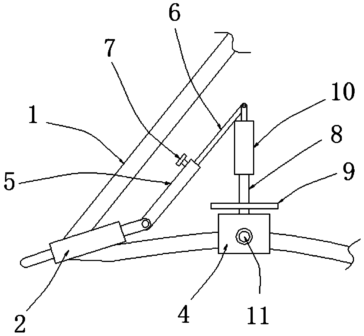 Automobile safety belt limiting device