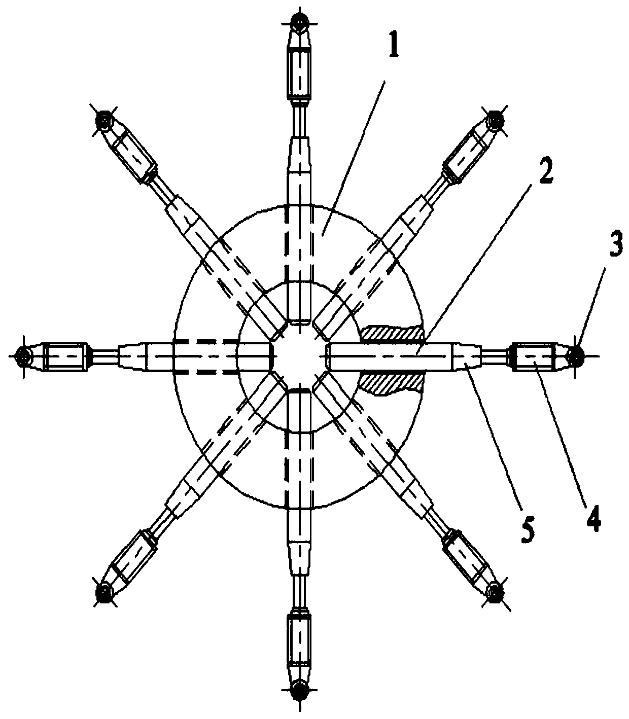 Cylinder rounding device of pressure vessel