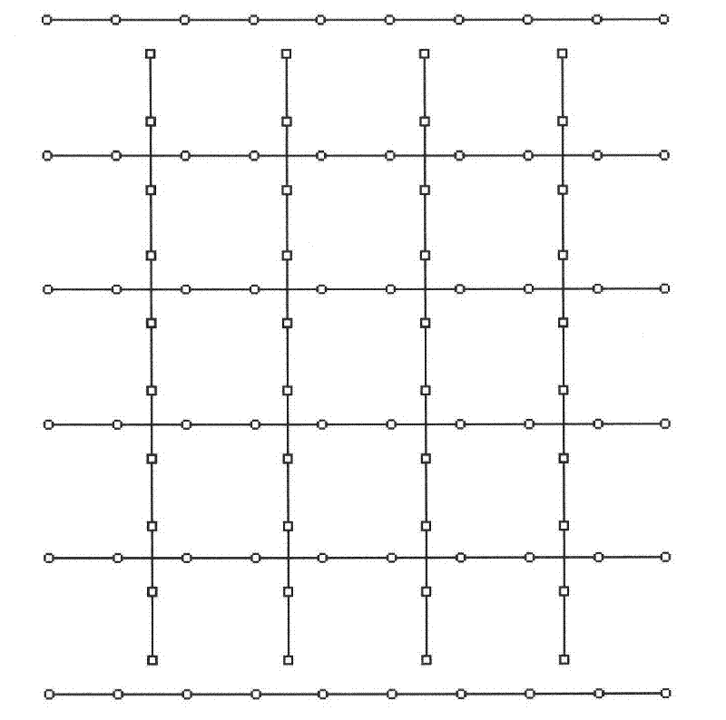 Full-coverage automatic arrangement method for block-like template observation system