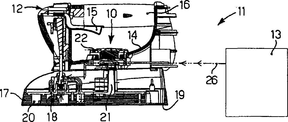 Device to regulate the temperature of an ironing apparatus