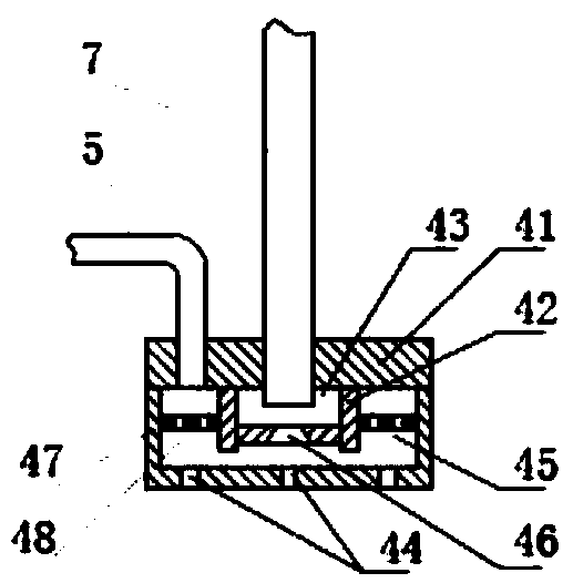 Water adding system of powder mixer