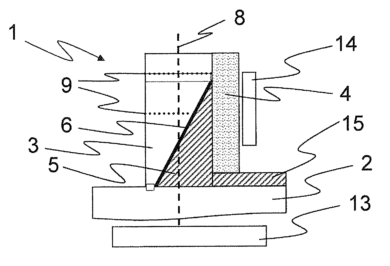 Device for generating electric energy from a heat-conducting material