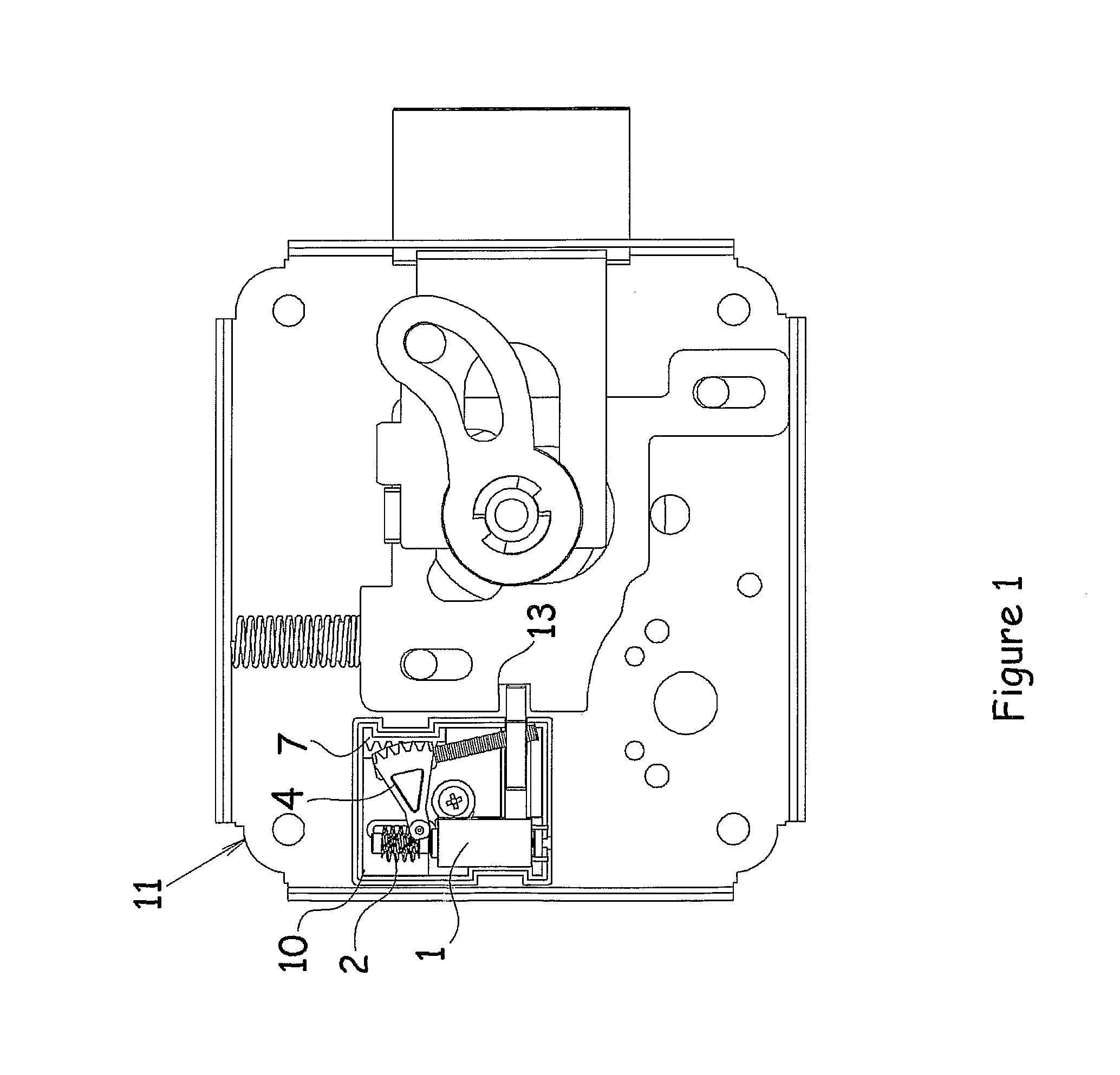 Micro motor locking system