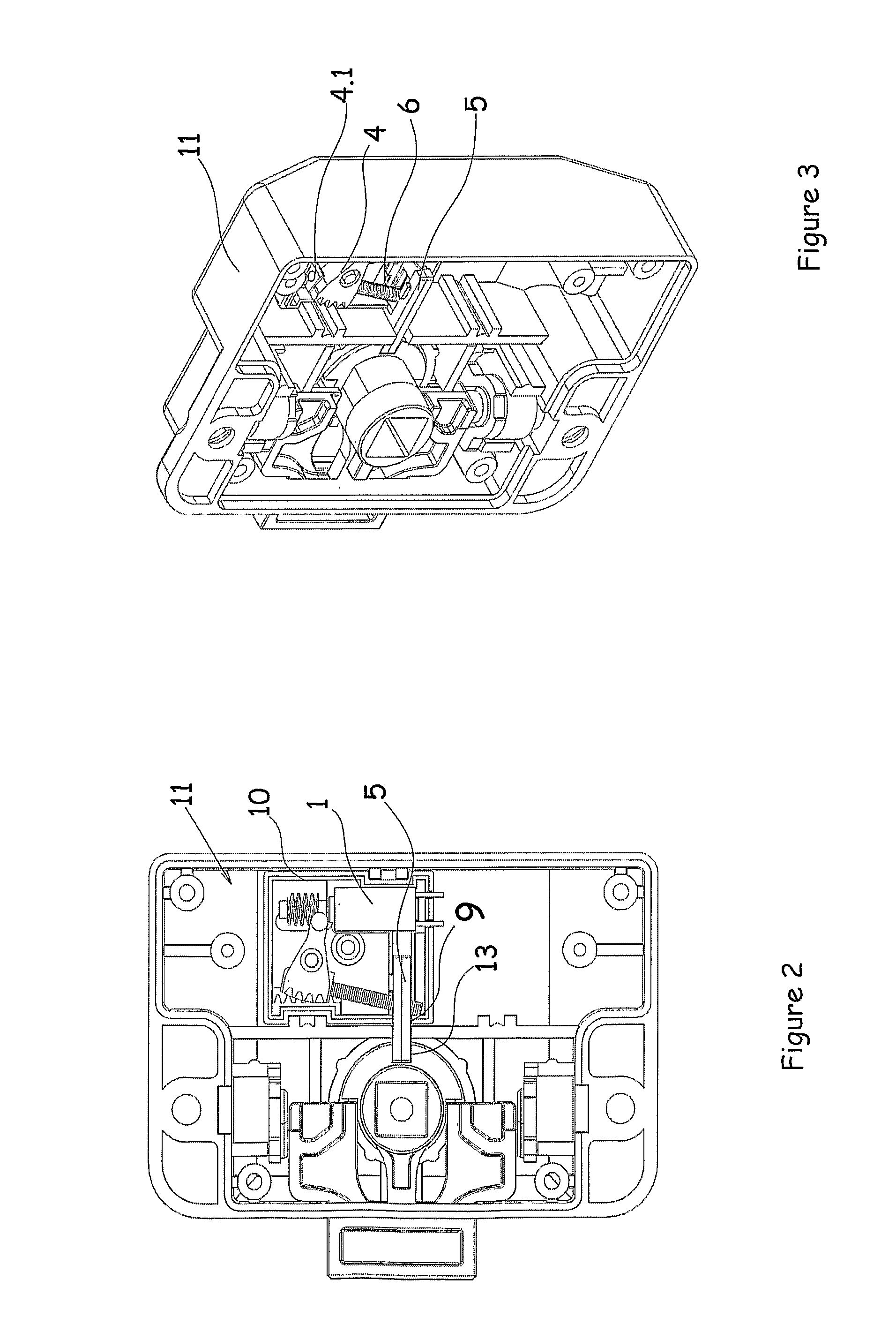 Micro motor locking system