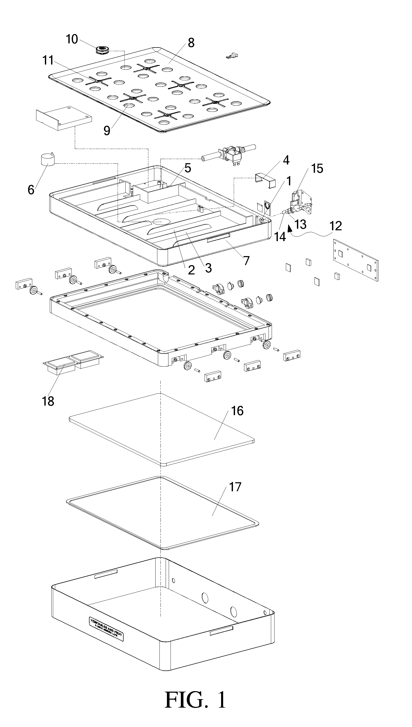 Vegetable carrying box