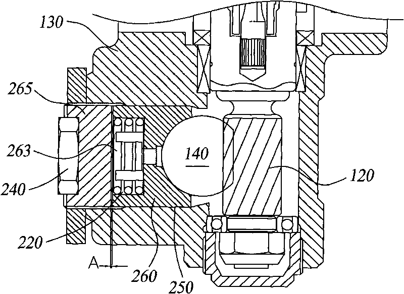 Rack bar supporting device and vehicle steering apparatus with the same