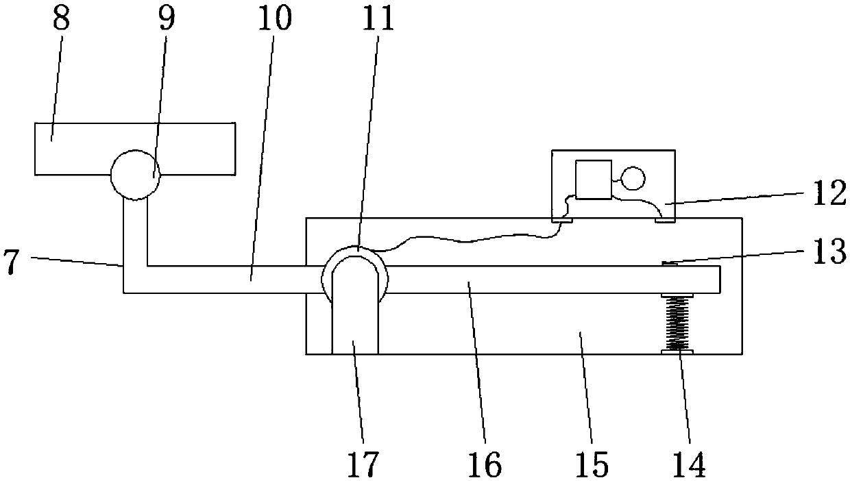 Punching machine propulsion alarming device