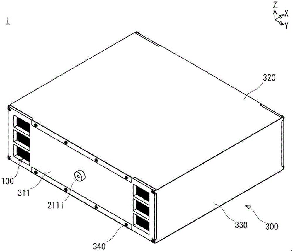 Attachment structure for deformation absorption member and attachment method