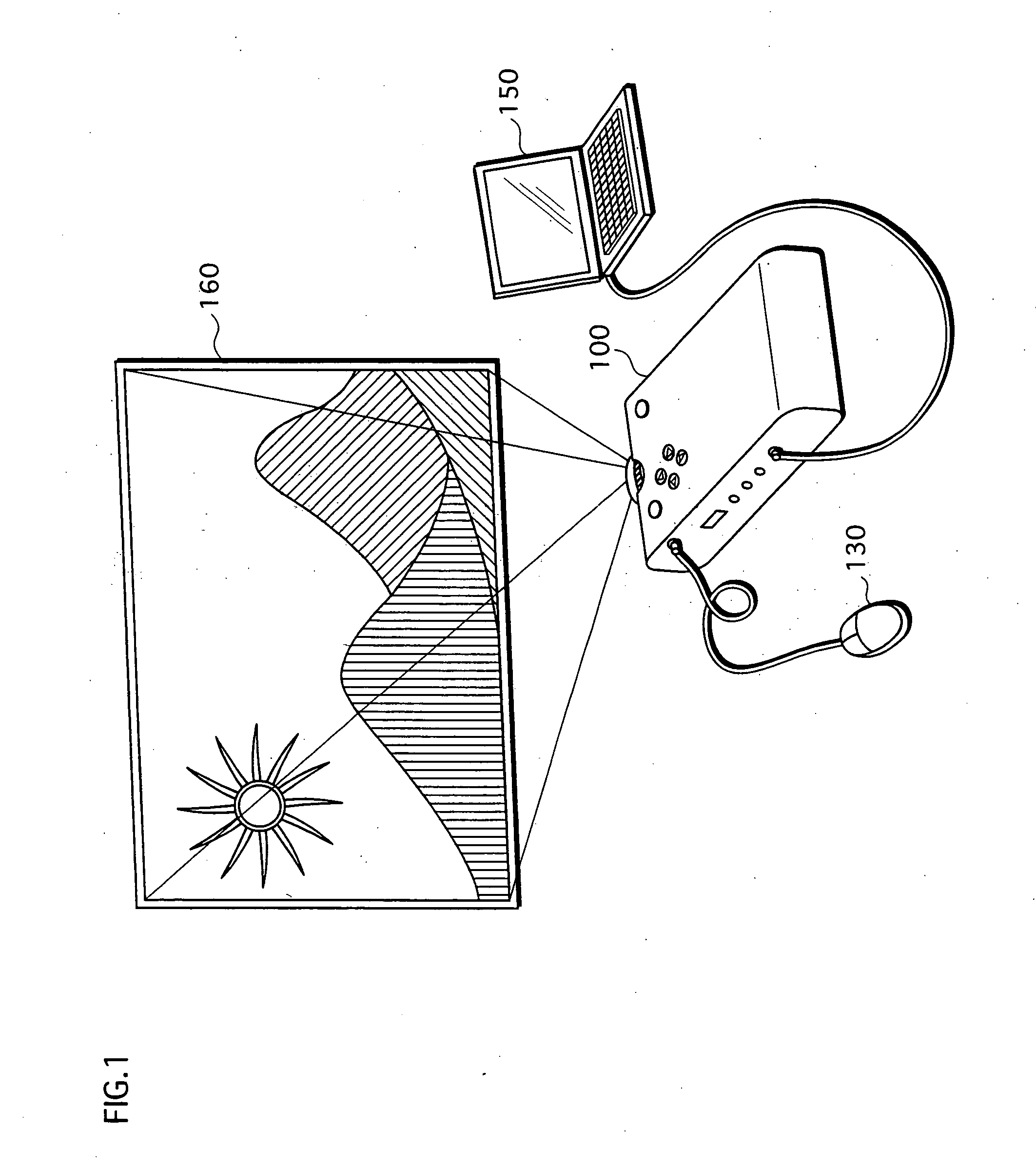 Image display device and image display method