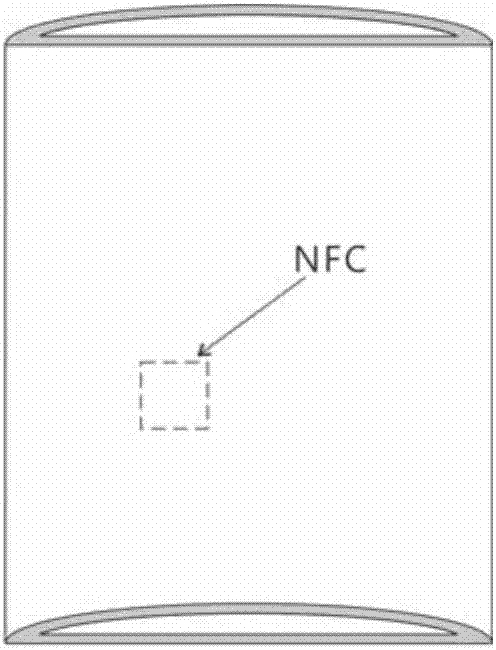 Rock core information model establishment method based on 3D printing and NFC technology