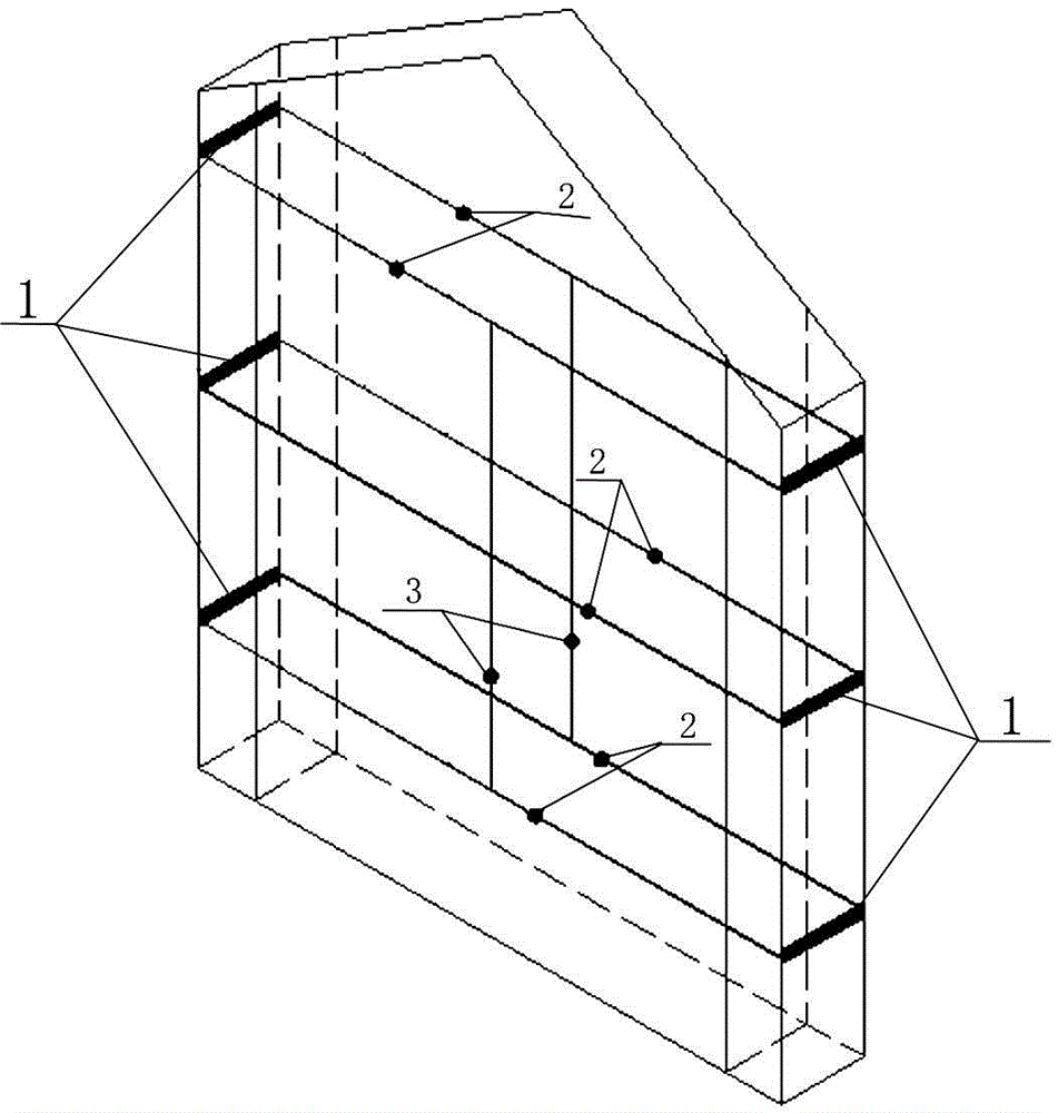 Immature soil coil-filling type traditional folk house wall reinforcing structure and reinforcing method