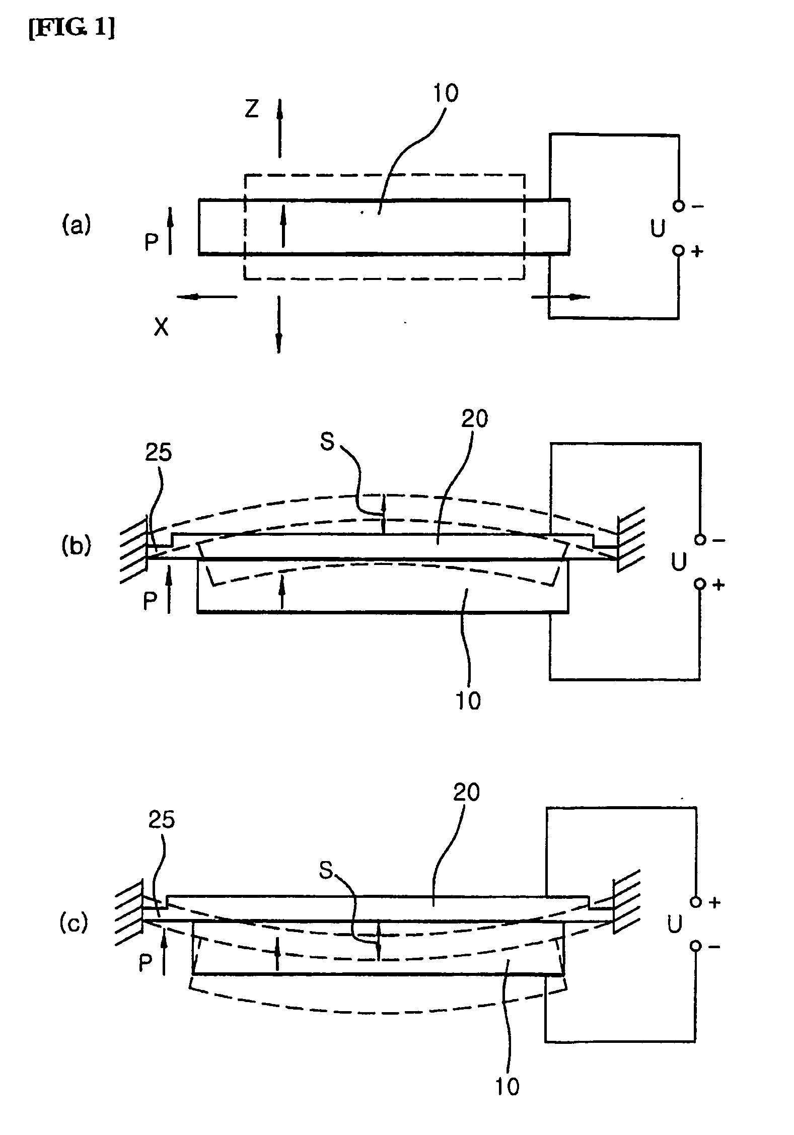 Small piezoelectric or electrostrictive linear motor