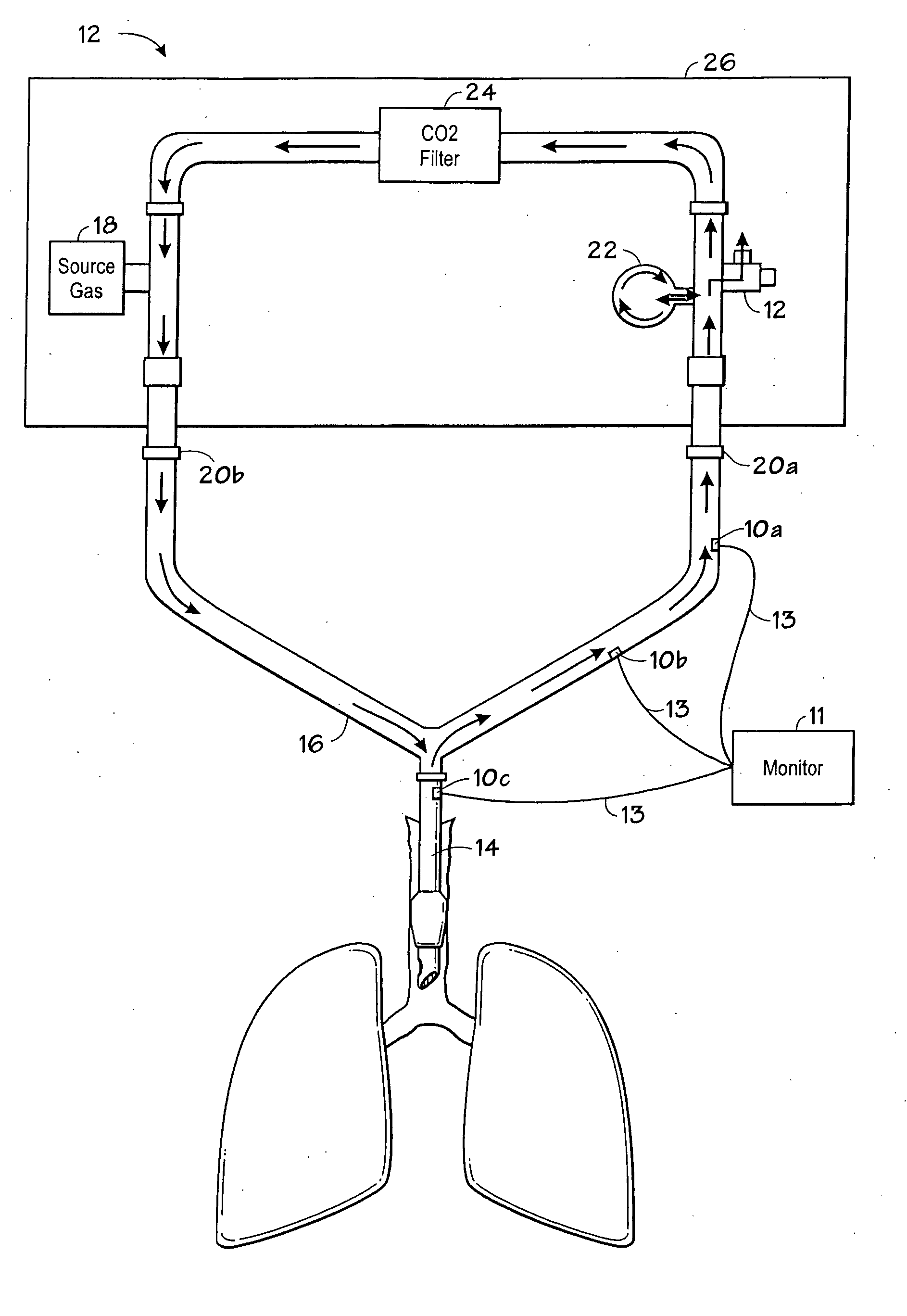 Carbon dioxide-sensing airway products and technique for using the same