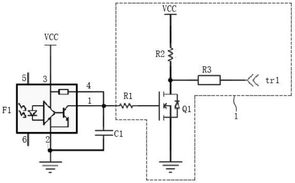 Device for triggering excimer laser