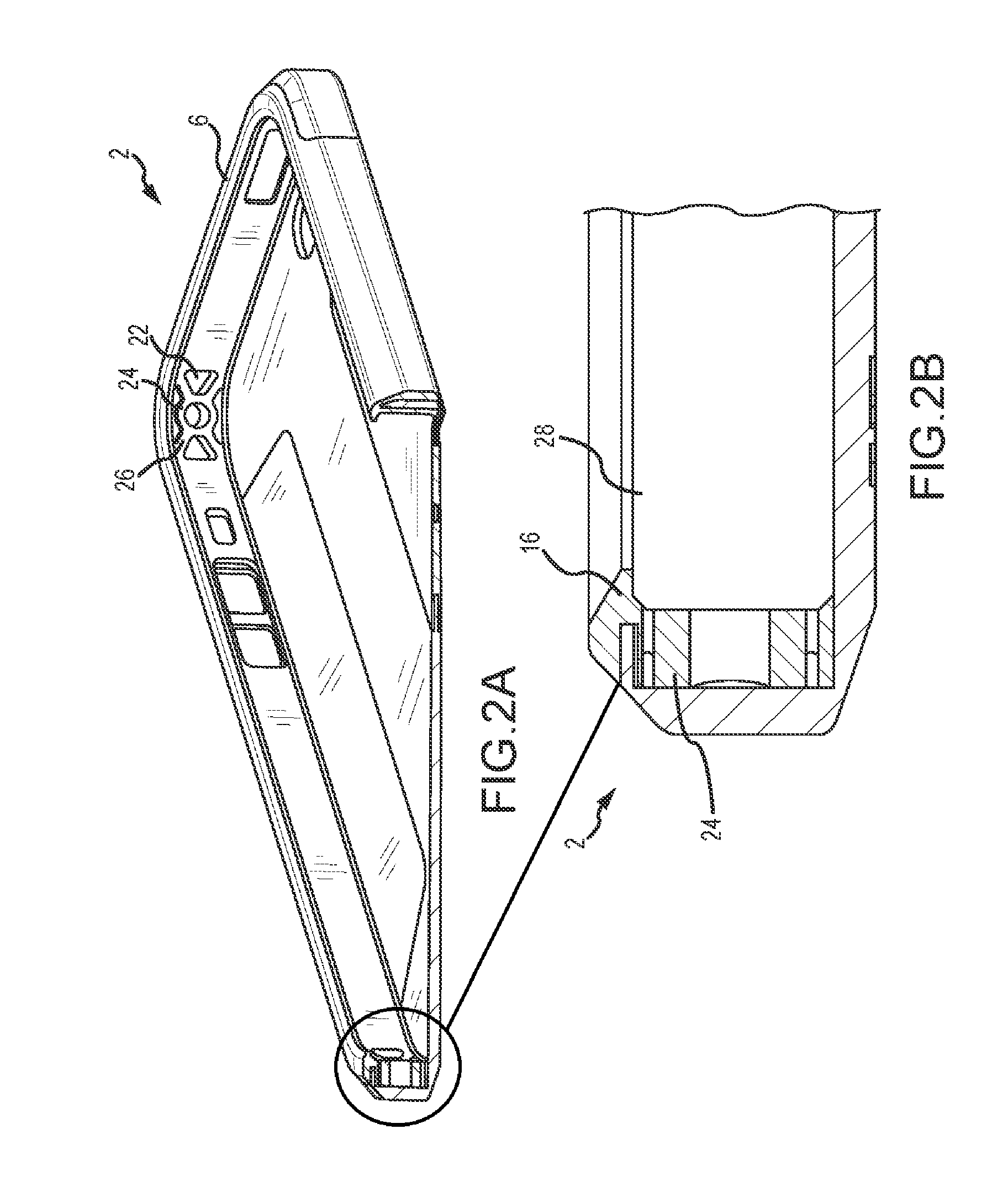 Protective case for an electronic device