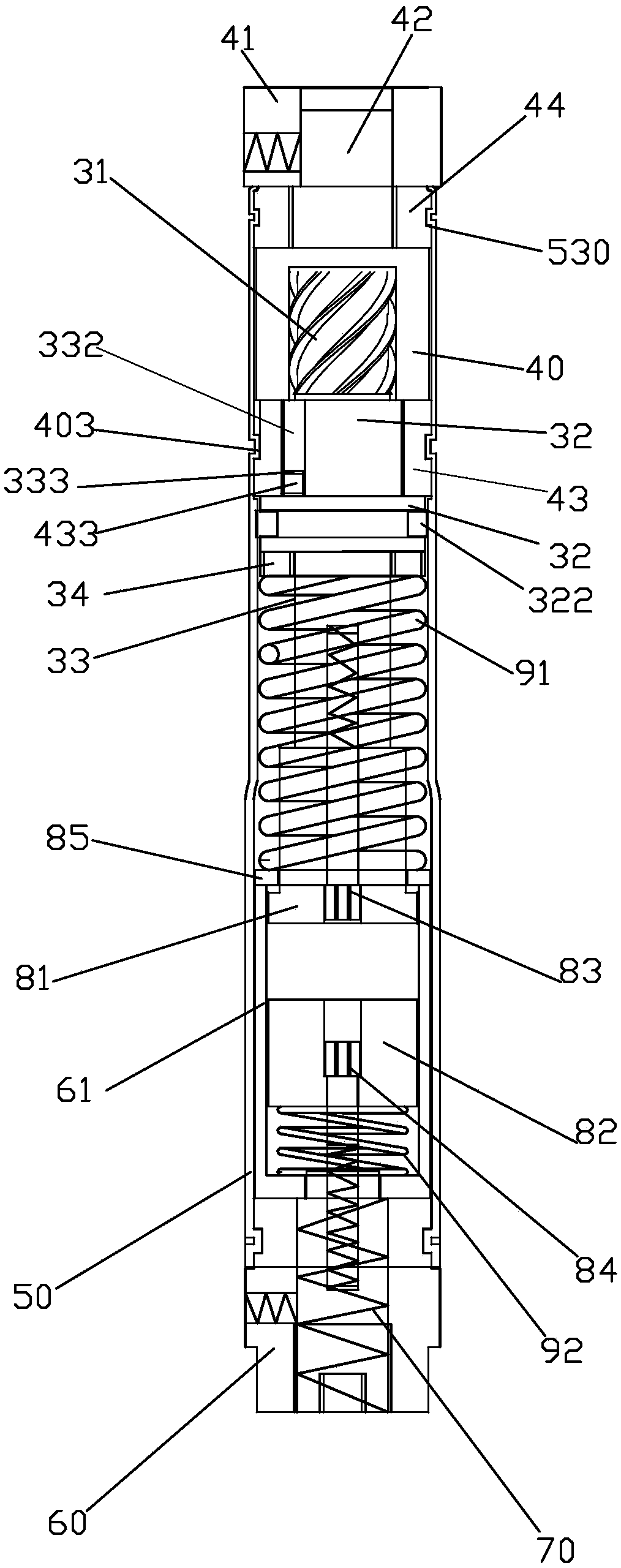 Angle-adjustable positioning and self-closing hinge of high-sealing-performance door