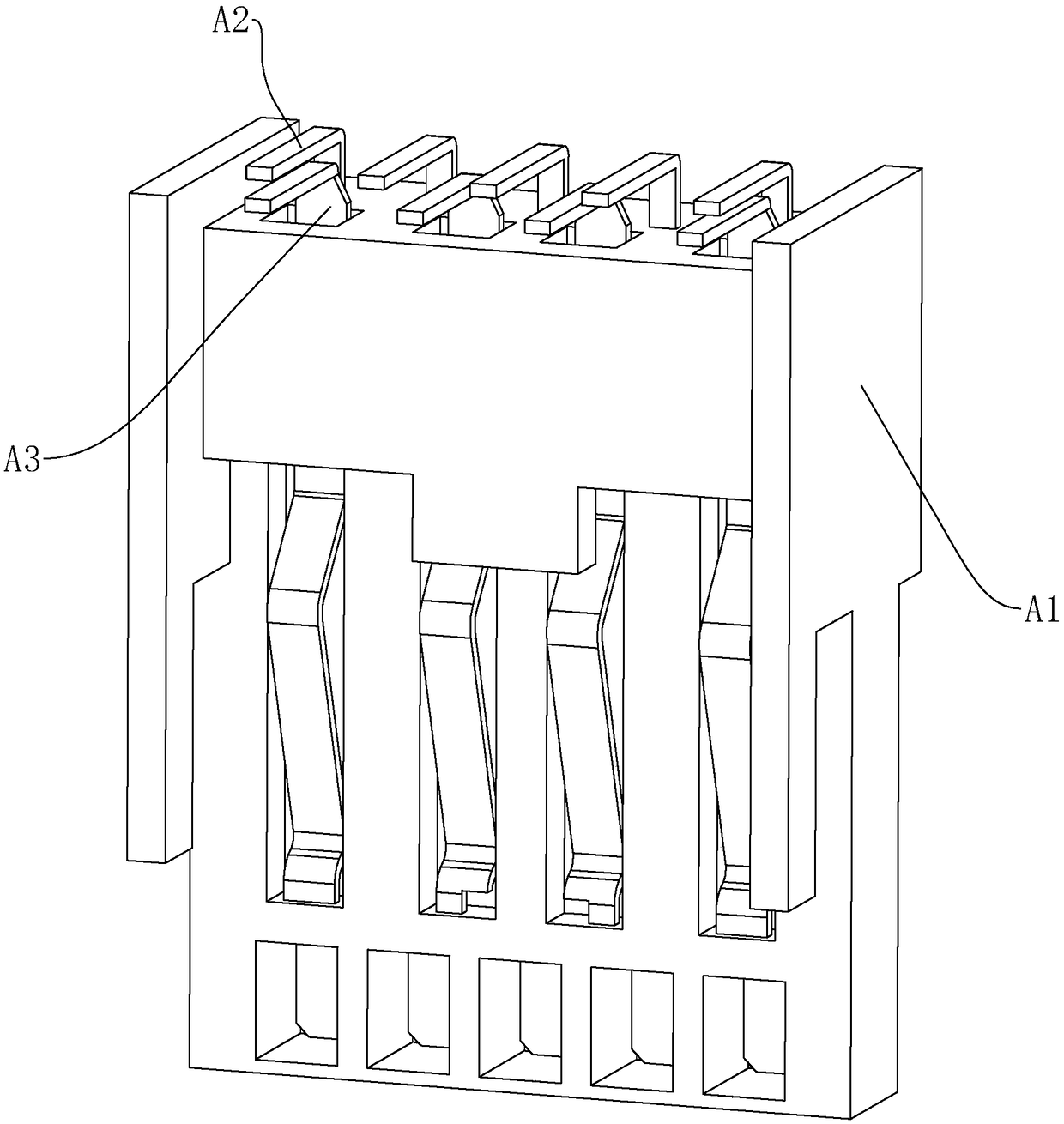 Connector assembly automatic assembling machine