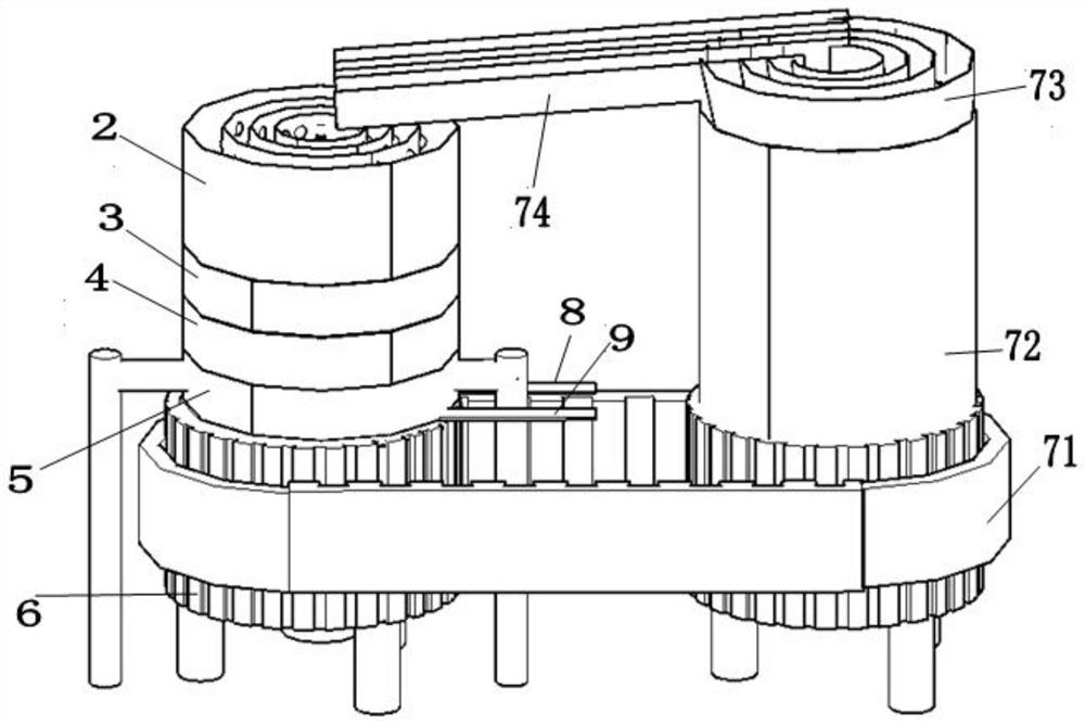 Integrated steam aerated concrete production equipment and aerated concrete manufacturing process