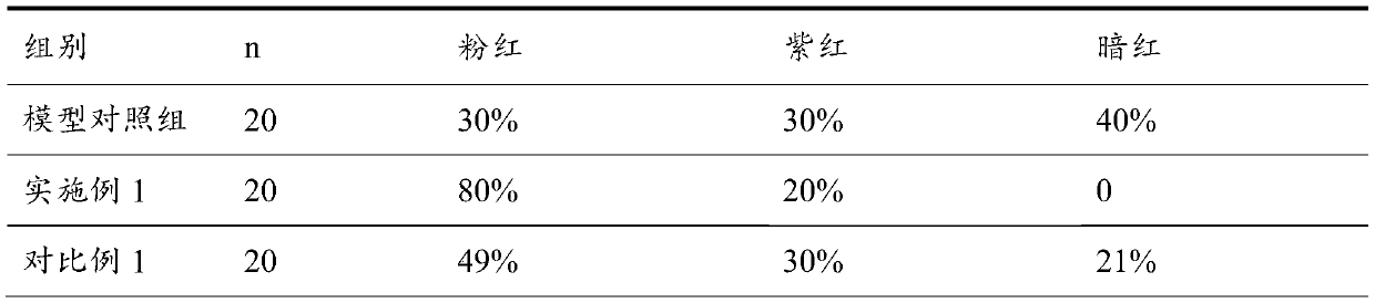 Repairing composition with effect of acne treatment and application thereof