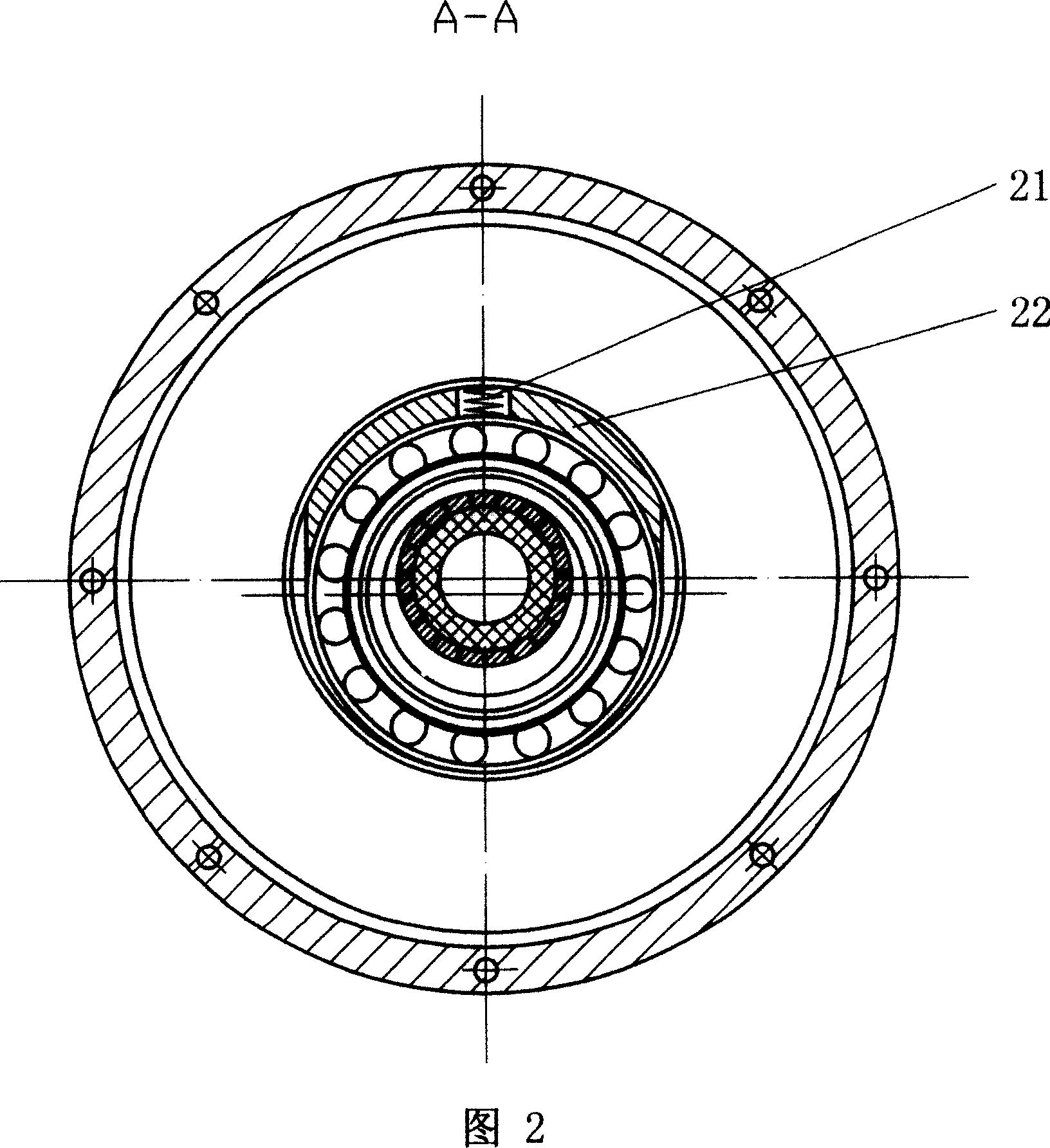 Brushless synchronous communicating DC hub motor