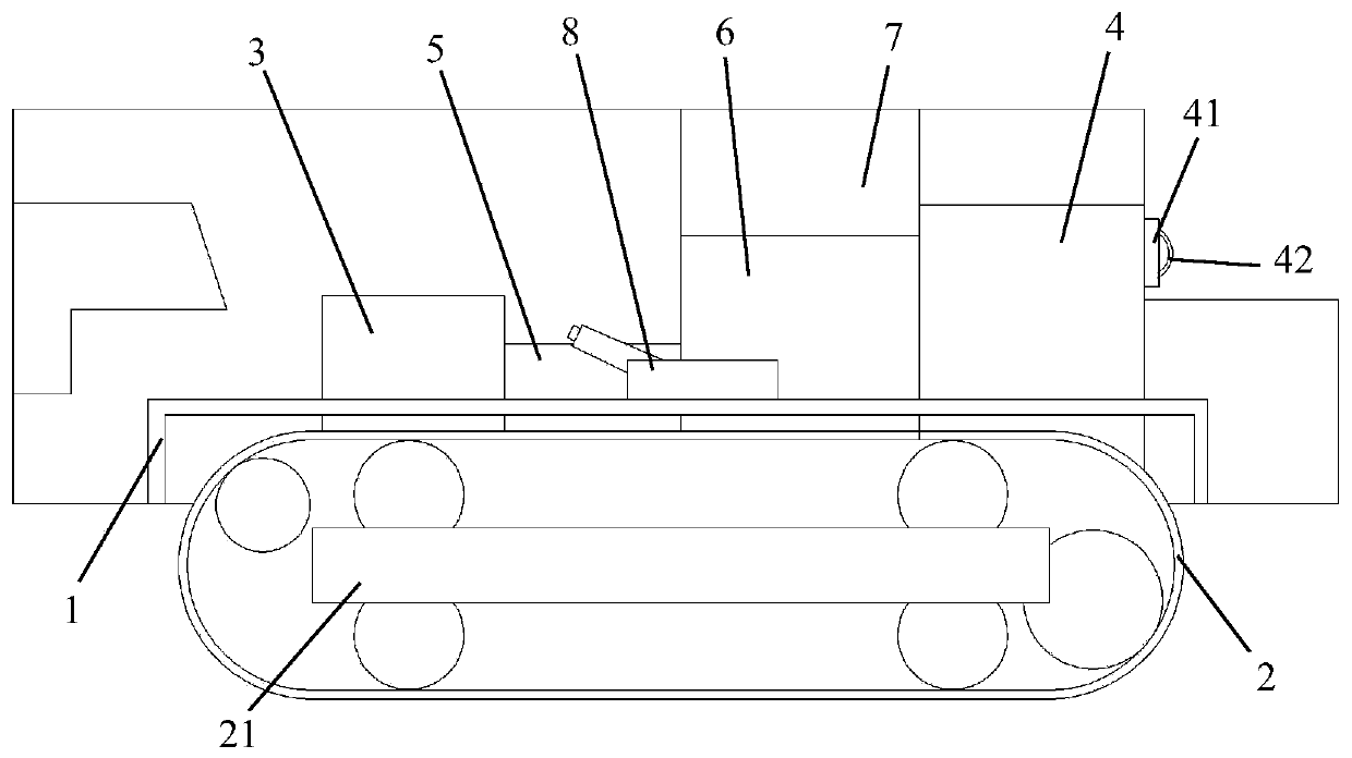 Remote control type multifunctional walking driving device