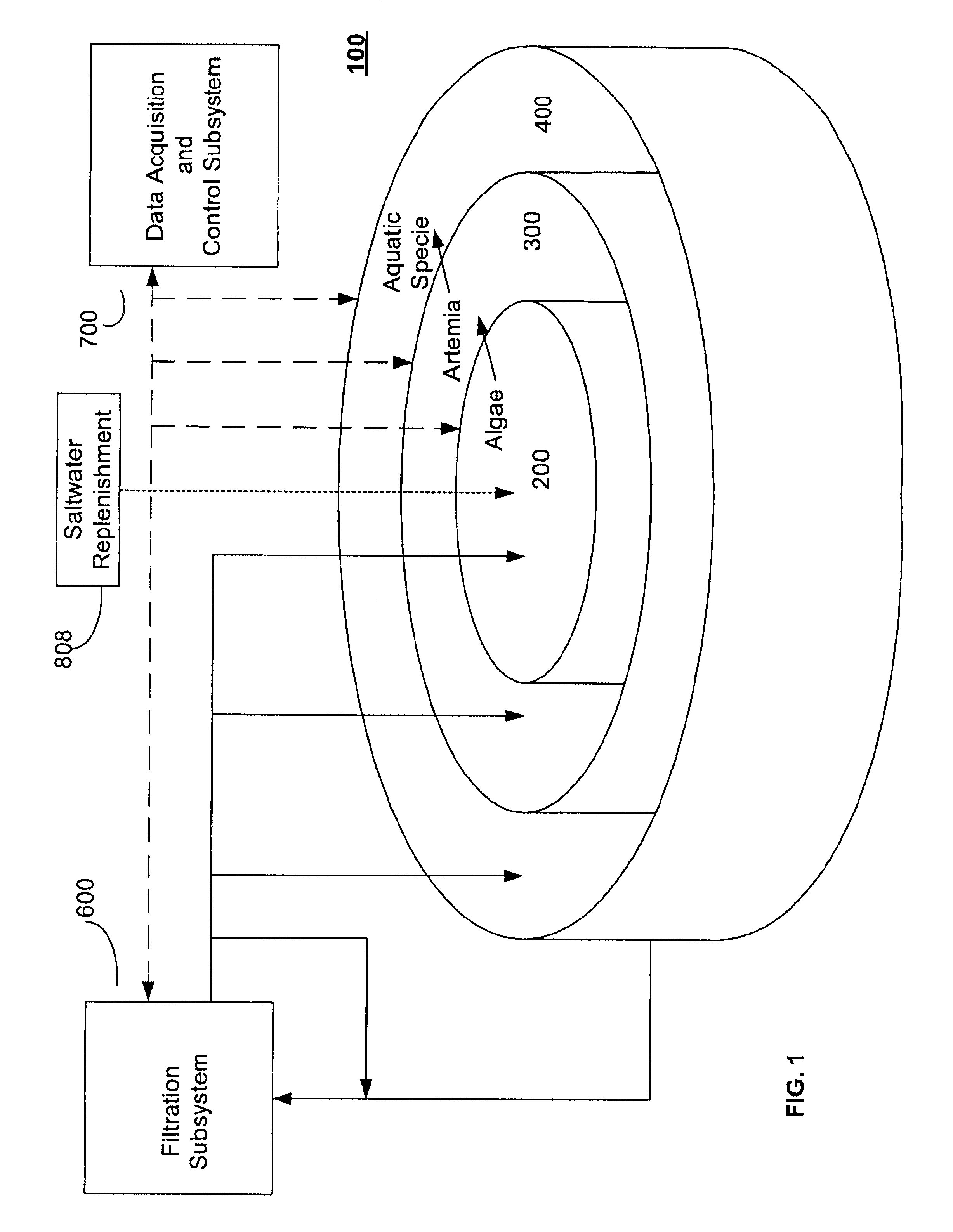 Aquaculture method and system for producing aquatic species