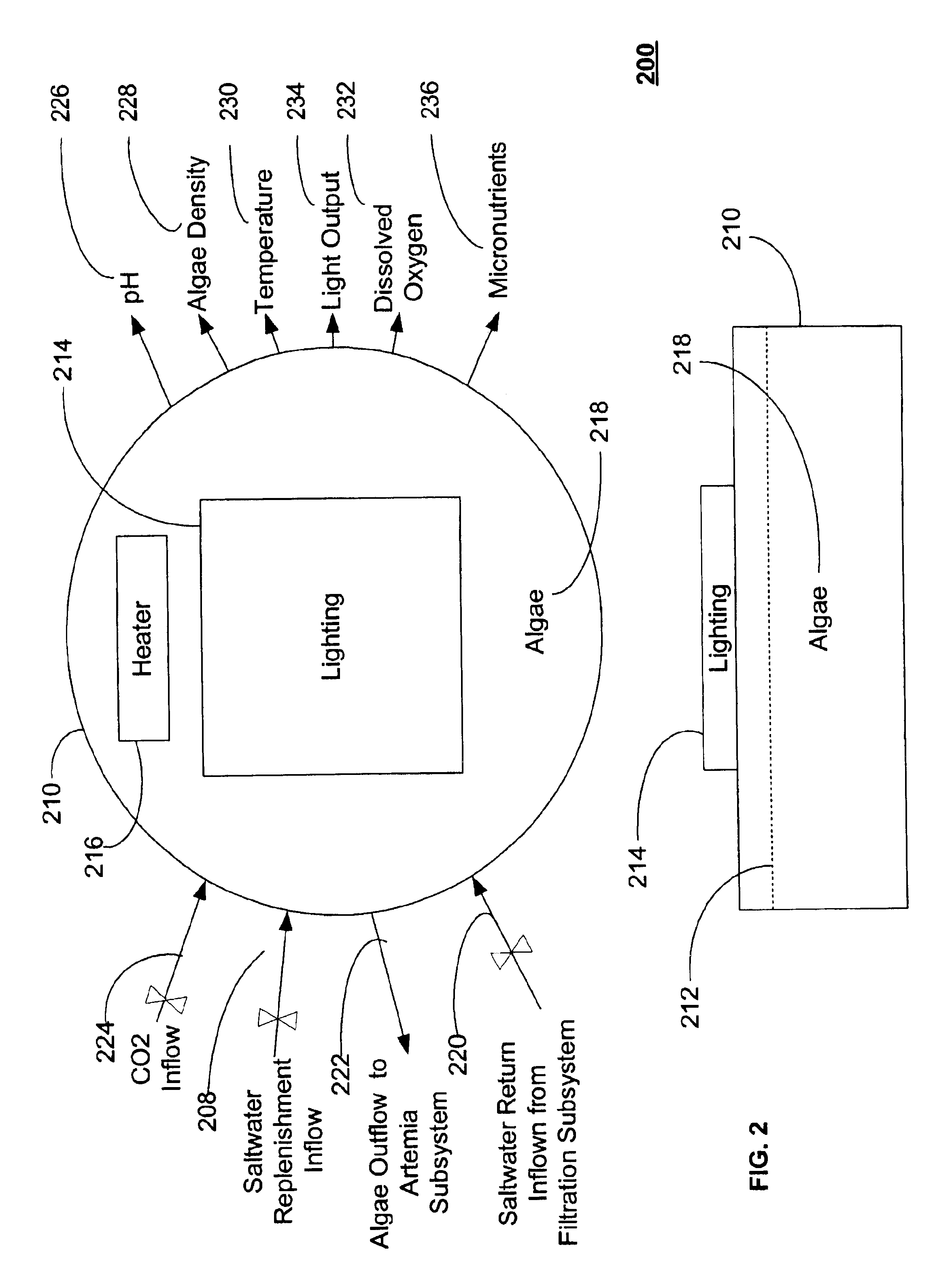 Aquaculture method and system for producing aquatic species