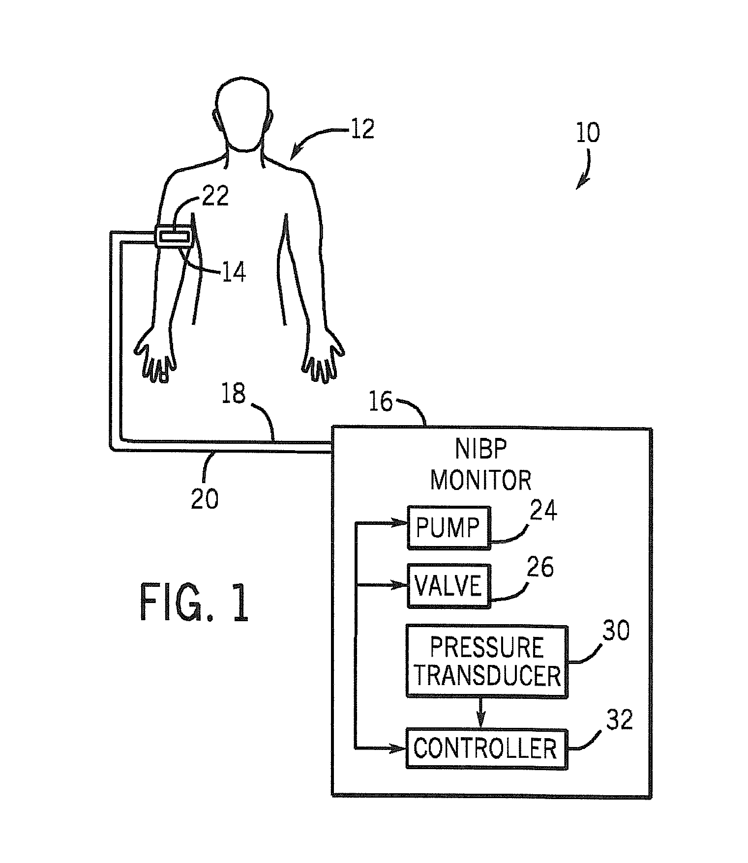 Blood pressure cuff apparatus and system