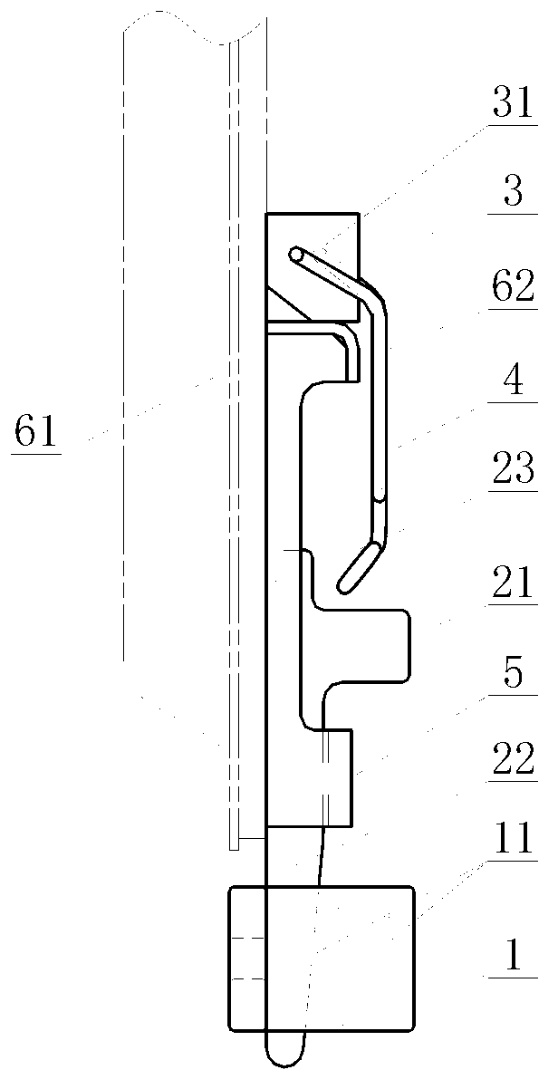 Locking device for bottom side door of railway open wagon