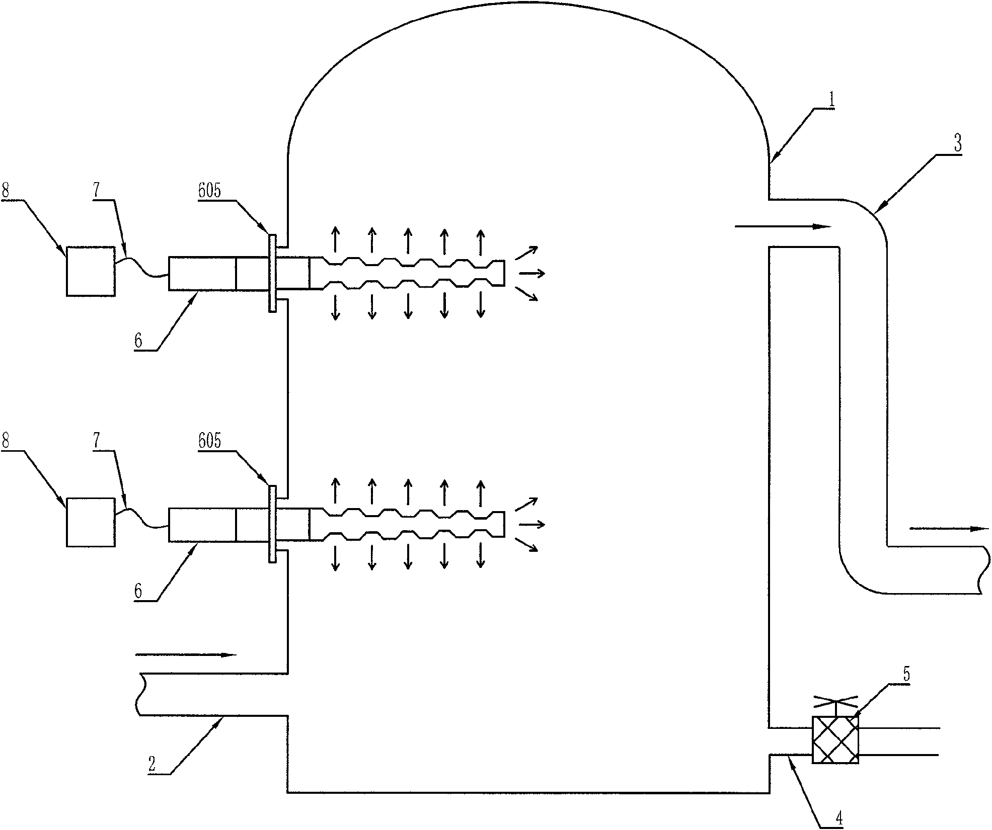 Emulsion ultrasonic emulsion breaking device