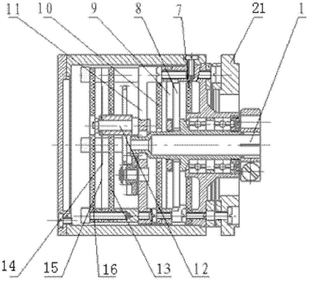 Multi-turn absolute type double-reading group combined photoelectric shaft angle encoder