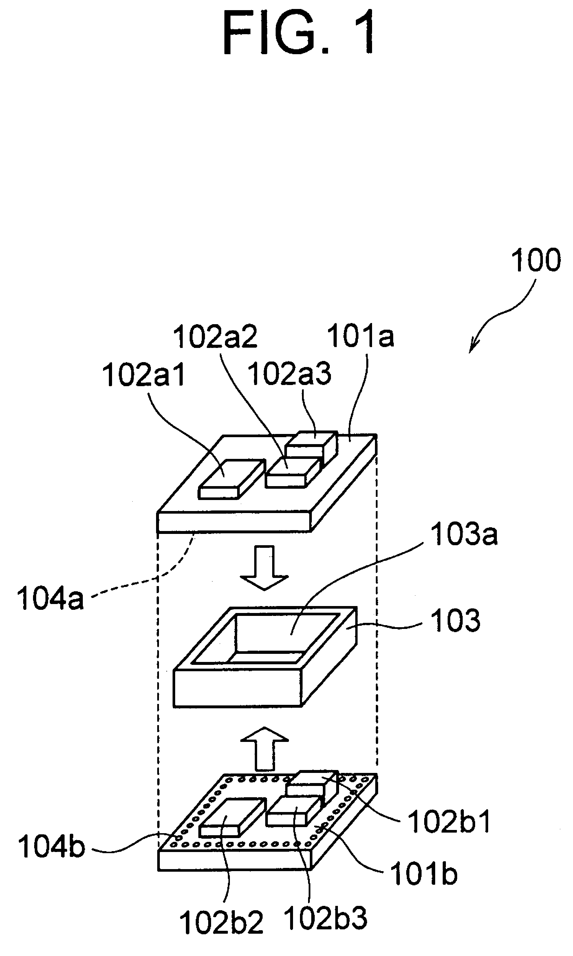 Stacked mounting structure