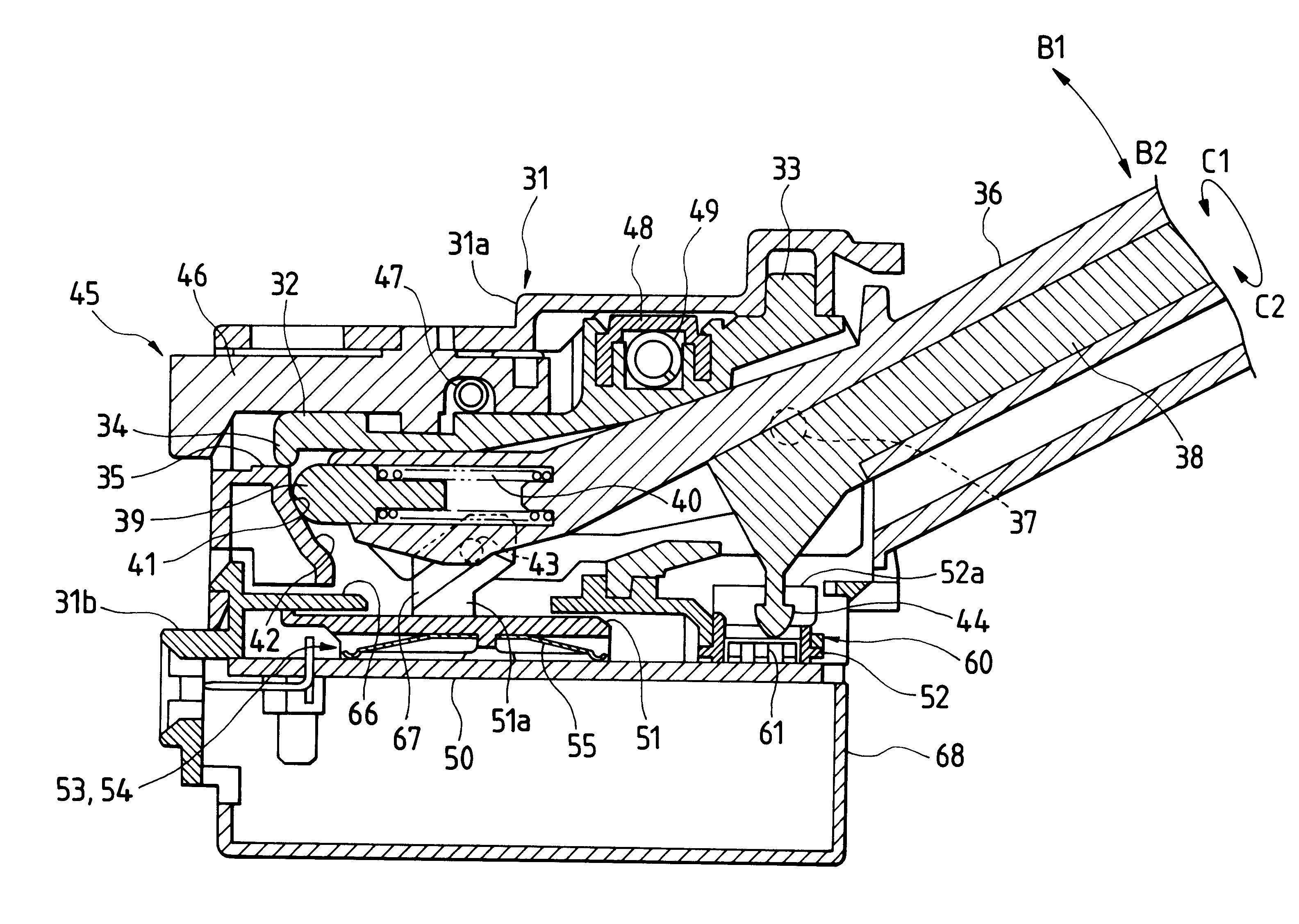 Lever switch