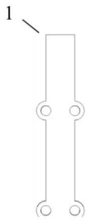 Displacement rectification and displacement signal unidirectional transmission mechanical diode element