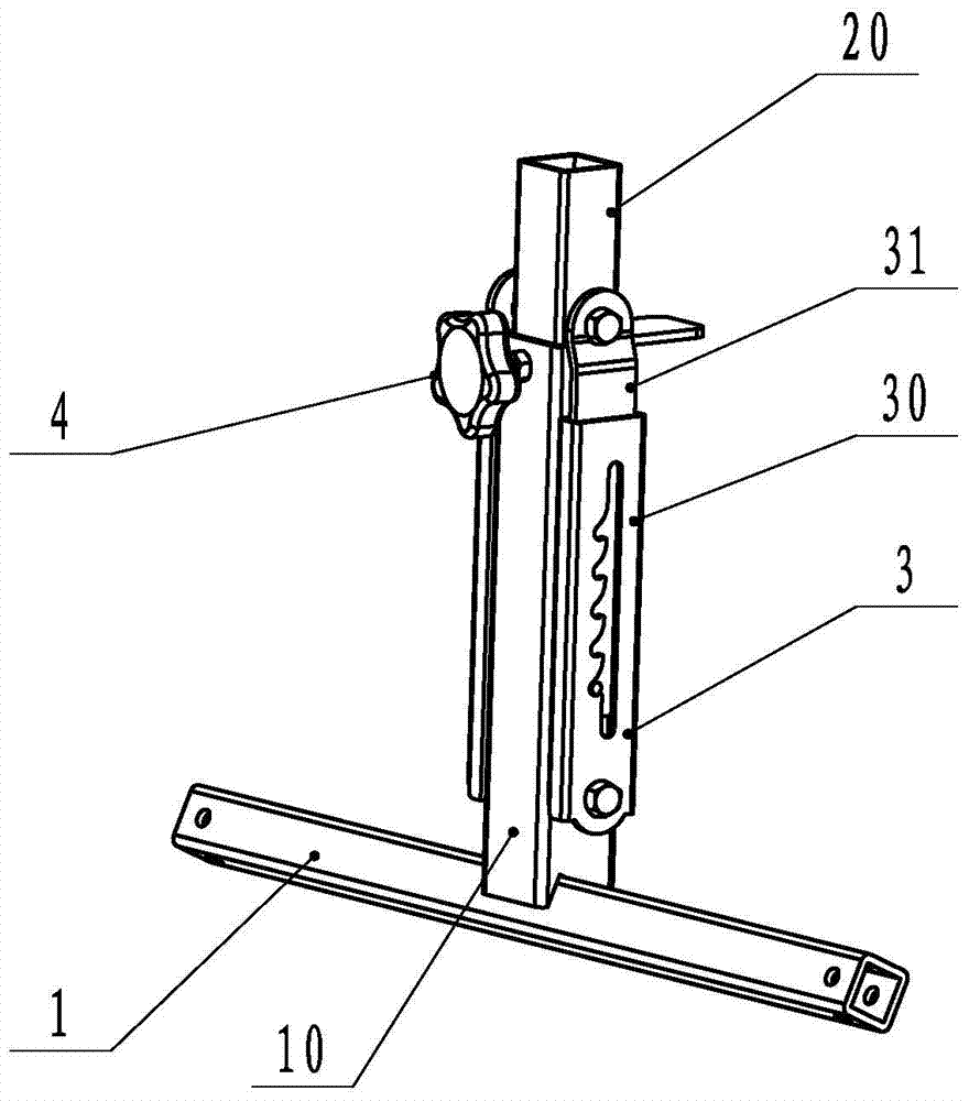 A kind of scooter with retractable and adjustable seat